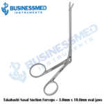 Takahashi Nasal Suction Forceps 3.0mm x 10.0mm oval jaws