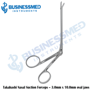Takahashi Nasal Suction Forceps 3.0mm x 10.0mm oval jaws
