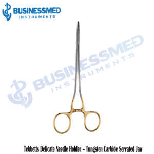 Tebbetts Delicate Needle Holder Tungsten Carbide Serrated Jaw