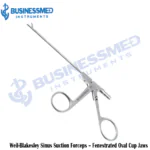 Weil Blakesley Sinus Suction Forceps Fenestrated Oval Cup Jaws