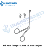 Weil Nasal Forceps 5.0 mm x 8.0 mm cup jaws