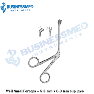 Weil Nasal Forceps 5.0 mm x 8.0 mm cup jaws