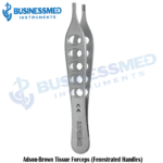 Adson Brown Tissue Forceps Fenestrated Handles