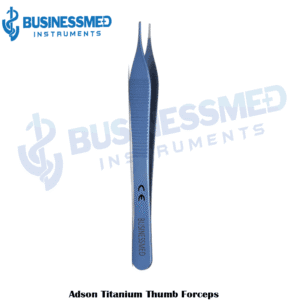 Adson Titanium Thumb Forceps - Surgical Grade Stainless Steel - BusinessMed Instruments