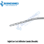 Angled Luer Lock Infiltration Cannula Reusable 2