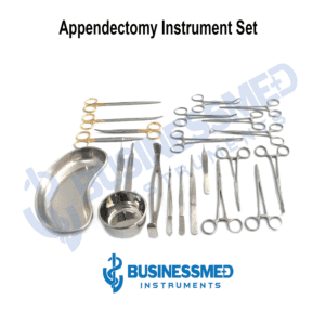Appendectomy Instrument Set - Surgical Grade Stainless Steel - BusinessMed Instruments