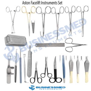 Aston Facelift Instruments Set - Surgical Grade Stainless Steel - BusinessMed Instruments
