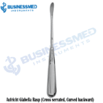 Aufricht Glabella Rasp Cross serrated Curved backward