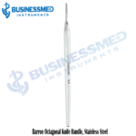 Barron Octagonal Knife Handle Stainless Steel 1