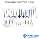 Blepharoplasty Instruments Set of 25 Pieces - Surgical Grade Stainless Steel - BusinessMed Instruments