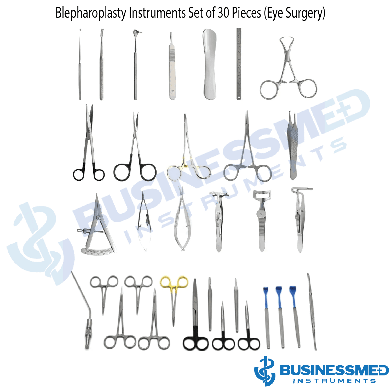 Blepharoplasty Instruments Set of 30 Pieces Eye Surgery