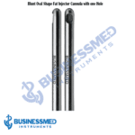 Blunt Oval Shape Fat Injector Cannula with one Hole 1