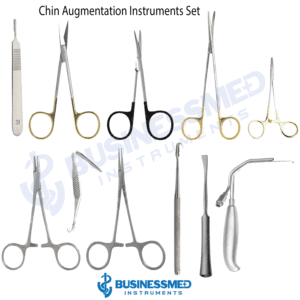 Chin Augmentation Instruments Set - Surgical Grade Stainless Steel - BusinessMed Instruments