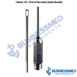 Coleman 14G x 10cm Fat Harvesting Cannula Reusable 1