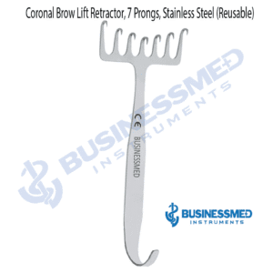 Coronal Brow Lift Retractor 7 Prongs Stainless Steel Reusable 1
