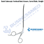 Daniel Endoscopic Forehead Hook Scissors Curved Blade Straight 1 1