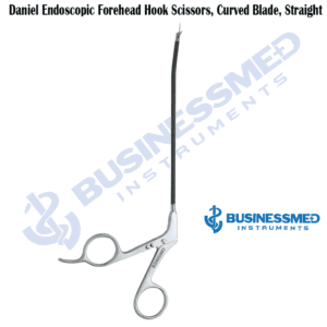 Daniel Endoscopic Forehead Hook Scissors - Surgical Grade Stainless Steel - BusinessMed Instruments