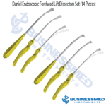 Daniel Endoscopic Forehead Lift Dissectors Set 14 Pieces