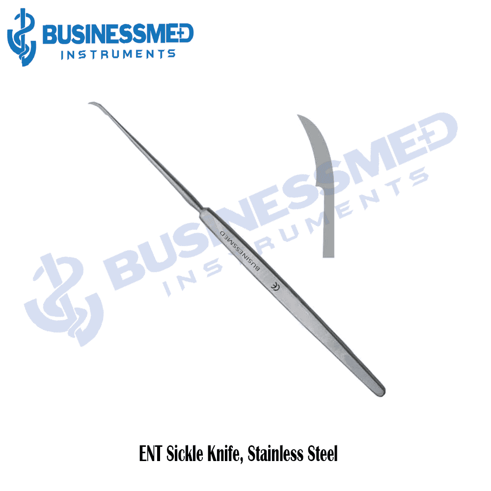 ENT Sickle Knife Stainless Steel 1 1 ENT Sickle Knife - Surgical Grade Stainless Steel - BusinessMed Instruments