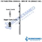 FAT INJECTING CANNULA BOX OF 10 SINGLE USE 1