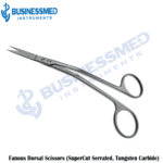 Fanous Dorsal Scissors SuperCut Serrated Tungsten Carbide