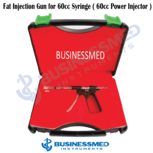 Power Injector Gun for 60cc Syringe - Surgical Grade Stainless Steel - BusinessMed Instruments