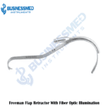 Freeman Flap Retractor With Fiber Optic Illumination