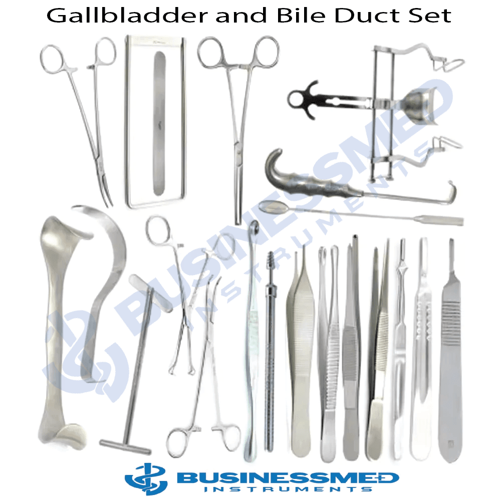 Gallbladder and Bile Duct Set - Surgical Grade Stainless Steel - BusinessMed Instruments
