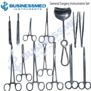 General Surgery Instruments Set - Surgical Grade Stainless Steel - BusinessMed Instruments