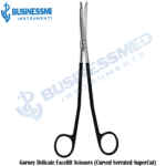 Gorney Delicate Facelift Scissors Curved Serrated SuperCut