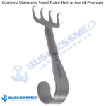 Gorney Stainless Steel Rake Retractor 4 Prongs 1