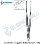 Graefe Fixation Forceps Fine Multiple Atraumatic Teeth