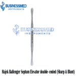 Hajek Ballenger Septum Elevator double ended Sharp Blunt 3 1