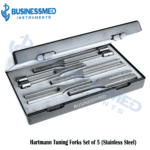 Hartmann Tuning Forks Set of 5 Stainless Steel