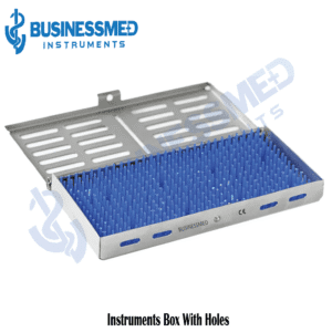 Instruments Box With Holes - Surgical Grade Stainless Steel - BusinessMed Instruments
