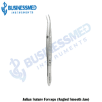 Julian Suture Forceps Angled Smooth Jaw
