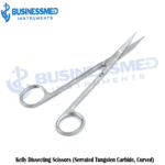 Kelly Dissecting Scissors Serrated Tungsten Carbide Curved