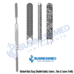 Kleinert Kutz Rasp Double Ended Convex Fine Coarse Teeth