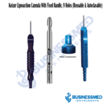 Kotzur Liposuction Cannula With Fixed Handle 9 Holes Reusable Autoclavable 1