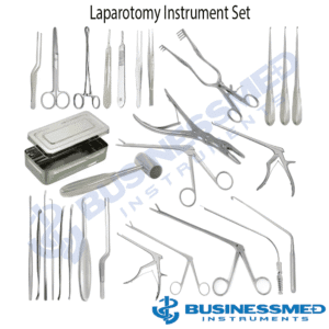 Laparotomy Instrument Set - Surgical Grade Stainless Steel - BusinessMed Instruments