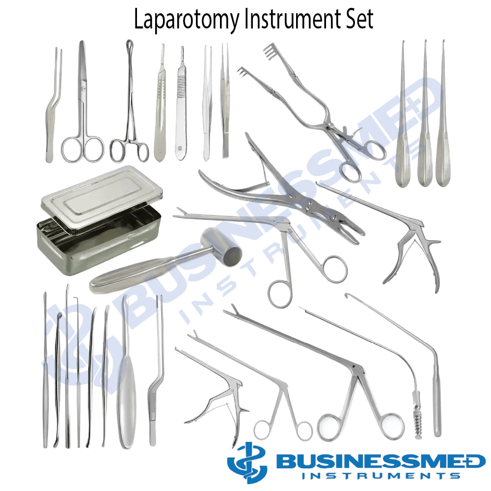 Laparotomy Instrument Set - Surgical Grade Stainless Steel - BusinessMed Instruments