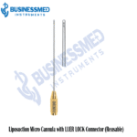 Liposuction Micro Cannula with LUER LOCK Connector Reusable 1