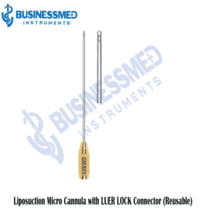 Liposuction Micro Cannula with LUER LOCK Connector Reusable 1