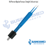 McPherson Bipolar Forceps Straight Delicate tips 2