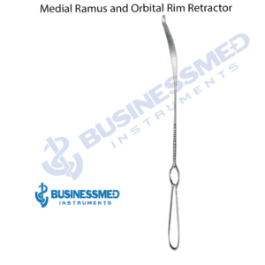 Medial Ramus and Orbital Rim Retractor - Surgical Grade Stainless Steel - BusinessMed Instruments