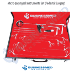 Micro Laryngeal Instruments Set Pedestal Surgery