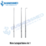 Micro Laryngeal Knives Set 1 1