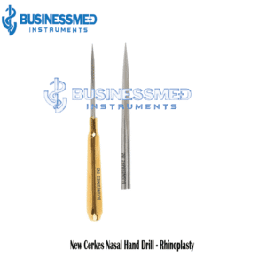 Cerkes Nasal Hand Drill | Precision Rhinoplasty Bone Tool - Surgical Grade Stainless Steel - BusinessMed Instruments