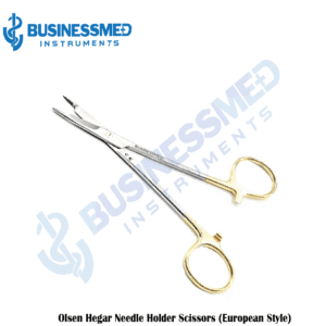 Olsen Hegar Needle Holder Scissors European Style