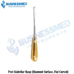 Peet Glabellar Rasp Diamond Surface Flat Curved